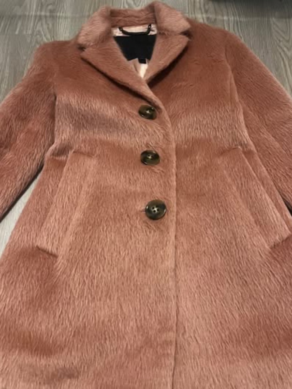 Burberry Rose Pink Peacoat XS